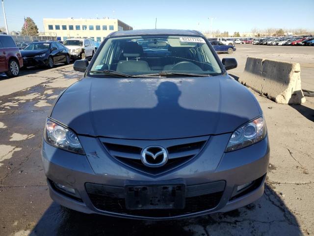 JM1BK323381815293 - 2008 MAZDA 3 S GRAY photo 5