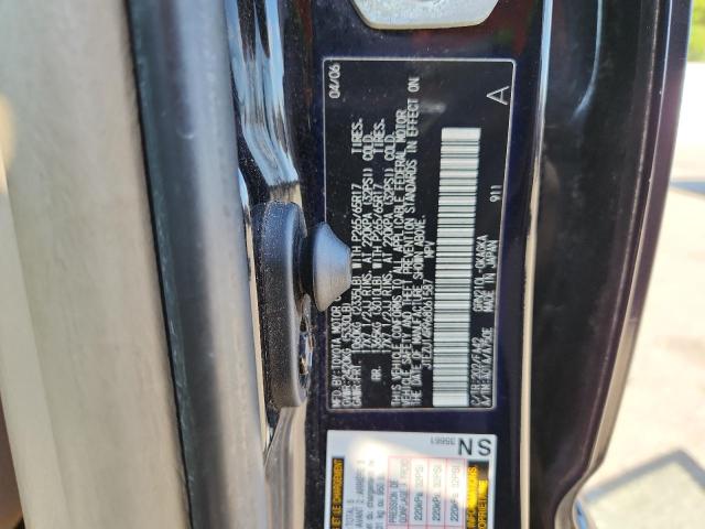 JTEZU14R968061587 - 2006 TOYOTA 4RUNNER SR5 შავი ფოტო 13