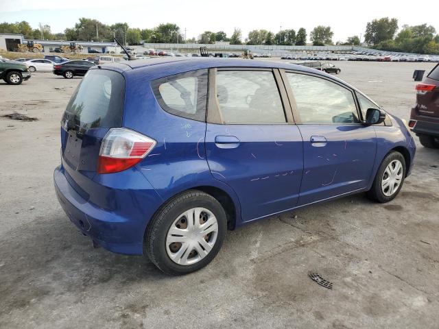 JHMGE8H23AS027041 - 2010 HONDA FIT BLUE photo 3