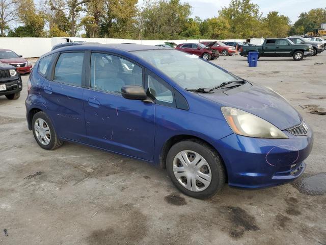 JHMGE8H23AS027041 - 2010 HONDA FIT BLUE photo 4