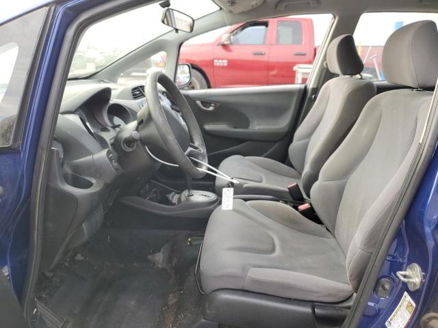 JHMGE8H23AS027041 - 2010 HONDA FIT BLUE photo 7