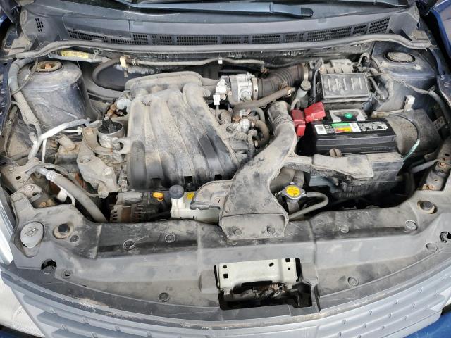 3N1CC11E09L427296 - 2009 NISSAN VERSA S BLUE photo 11