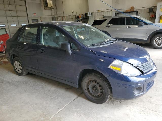 3N1CC11E09L427296 - 2009 NISSAN VERSA S BLUE photo 4