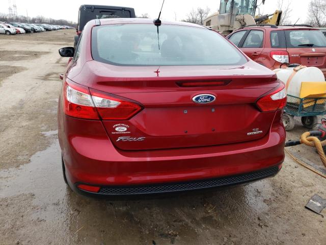 1FADP3F27EL310150 - 2014 FORD FOCUS SE MAROON photo 6