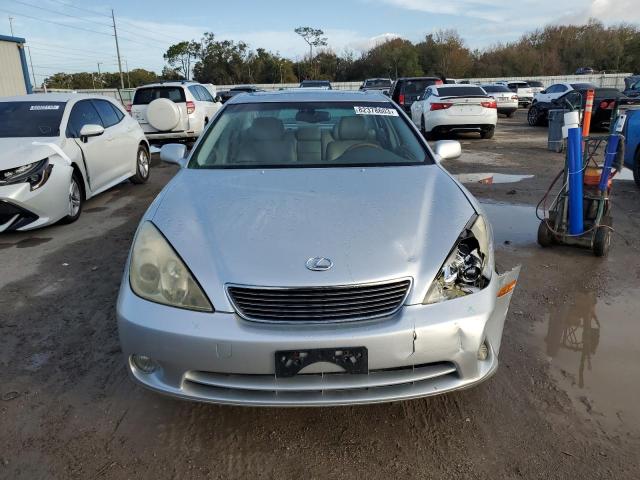 JTHBA30G455091321 - 2005 LEXUS ES 330 SILVER photo 5