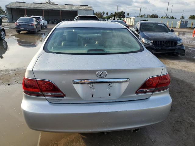 JTHBA30G455091321 - 2005 LEXUS ES 330 SILVER photo 6