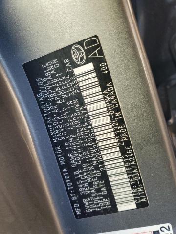 2T1KR32E35C457472 - 2005 TOYOTA COROLLA MA XR GRAY photo 12