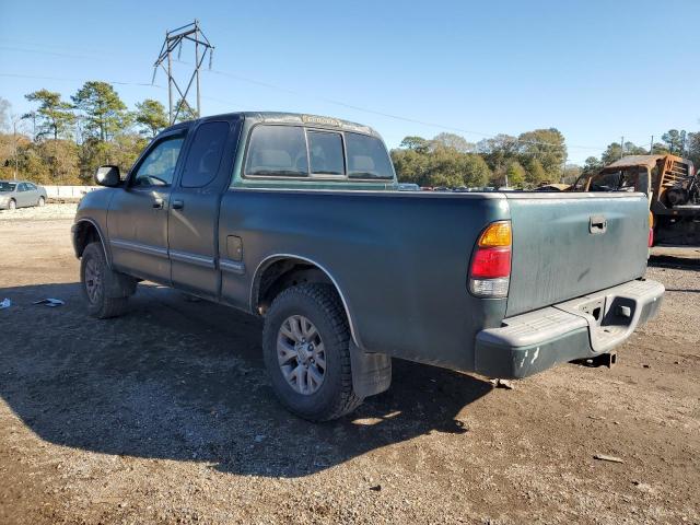 5TBRN34101S189804 - 2001 TOYOTA TUNDRA ACCESS CAB SR5 GREEN photo 2