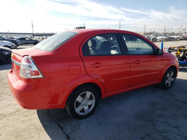 KL1TD5DE9AB113320 - 2010 CHEVROLET AVEO LS RED photo 3