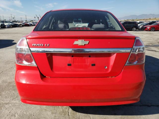 KL1TD5DE9AB113320 - 2010 CHEVROLET AVEO LS Kırmızı fotoğraf 6