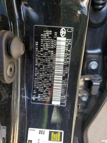 5YFEPMAE1NP305653 - 2022 TOYOTA COROLLA LE 黑色 照片 12