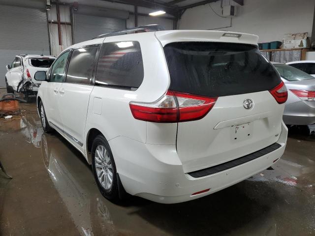 5TDYK3DC4GS713378 - 2016 TOYOTA SIENNA XLE WHITE photo 2