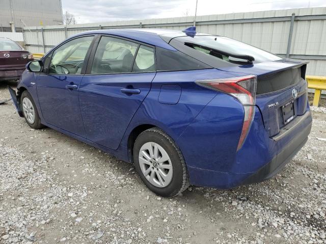 JTDKBRFUXH3541715 - 2017 TOYOTA PRIUS BLUE photo 2