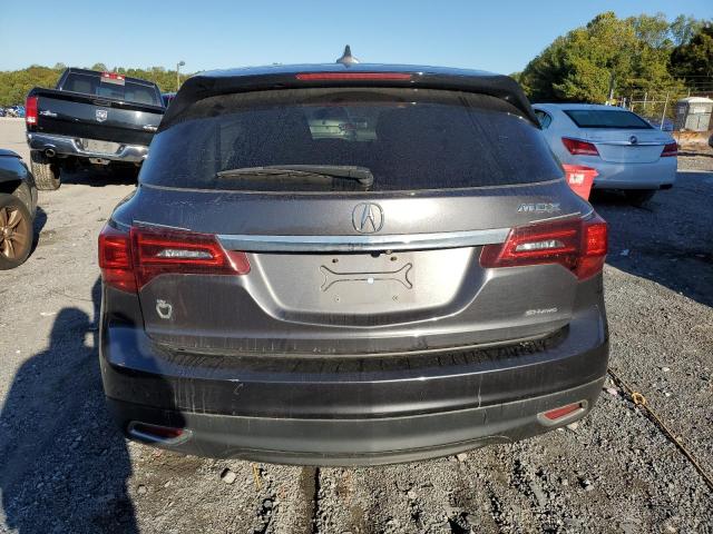 5FRYD4H20EB003881 - 2014 ACURA MDX GRAY photo 6