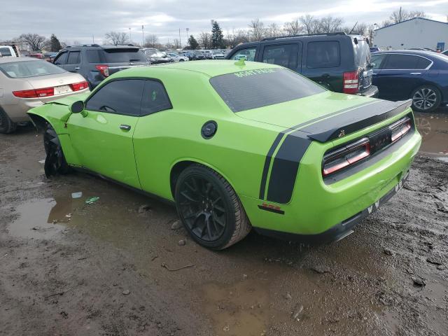 2C3CDZFJXFH718315 - 2015 DODGE CHALLENGER R/T SCAT PACK GREEN photo 2