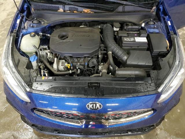 3KPF44AC0LE147316 - 2020 KIA FORTE GT BLUE photo 11