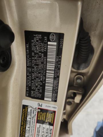 4T1BF1FK1CU036665 - 2012 TOYOTA CAMRY BASE Qızıl foto 12