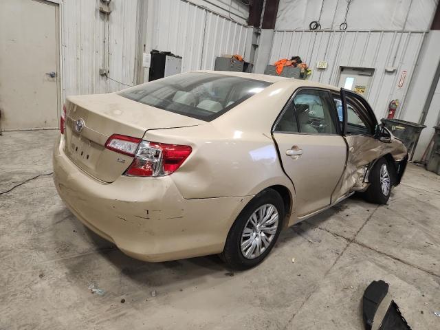 4T1BF1FK1CU036665 - 2012 TOYOTA CAMRY BASE Qızıl foto 3