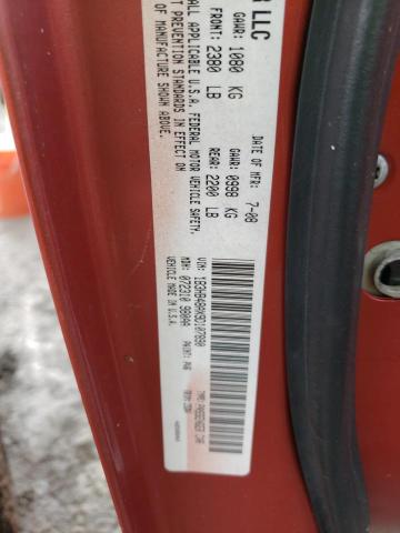 1B3HB48AX9D107890 - 2009 DODGE CALIBER SXT ORANGE photo 12