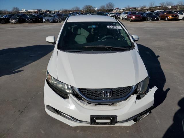 19XFB2F58EE011586 - 2014 HONDA CIVIC LX WHITE photo 5