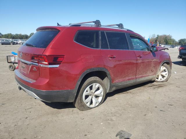 1V2LR2CA7JC596211 - 2018 VOLKSWAGEN ATLAS SE წითელი ფოტო 3