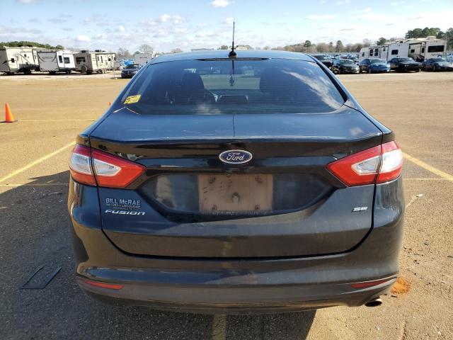 3FA6P0H76GR206964 - 2016 FORD FUSION SE BLACK photo 6