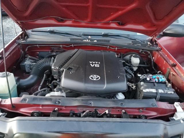 5TEUU42N75Z035261 - 2005 TOYOTA TACOMA ACCESS CAB Қызыл фото 11