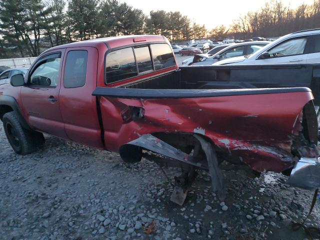 5TEUU42N75Z035261 - 2005 TOYOTA TACOMA ACCESS CAB RED photo 2