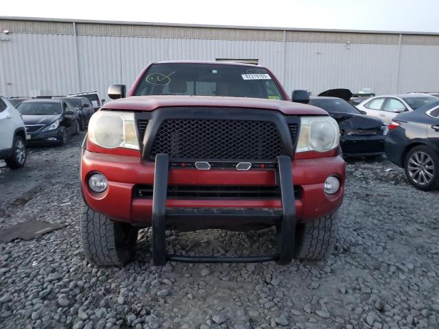 5TEUU42N75Z035261 - 2005 TOYOTA TACOMA ACCESS CAB RED photo 5