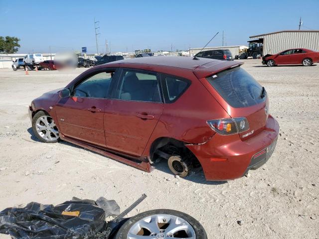 JM1BK343981178827 - 2008 MAZDA 3 HATCHBACK 勃艮第红 照片 2