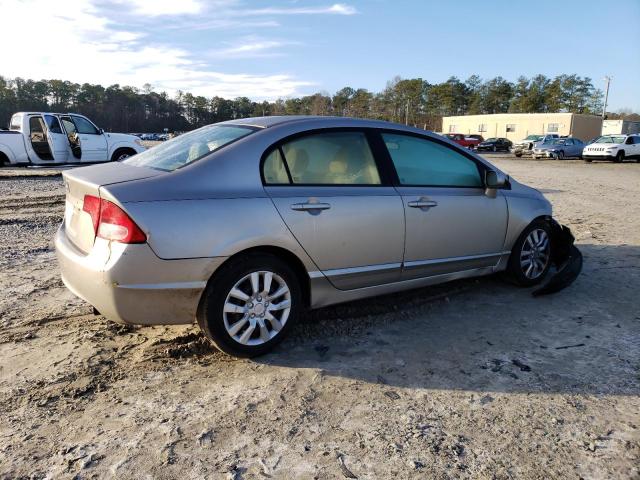 1HGFA16516L069742 - 2006 HONDA CIVIC LX BEIGE photo 3