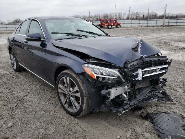 55SWF8EB0KU310590 - 2019 MERCEDES-BENZ C 300 4MATIC BLUE photo 4