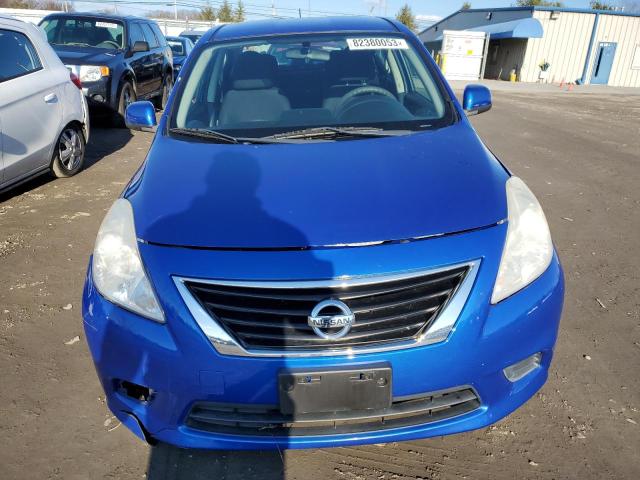 3N1CN7AP6CL814425 - 2012 NISSAN VERSA S BLUE photo 5