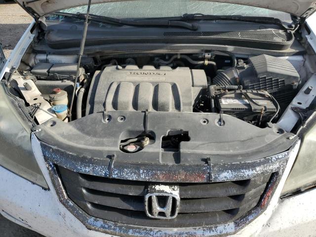 5FNRL3H43AB067475 - 2010 HONDA ODYSSEY EX WHITE photo 12