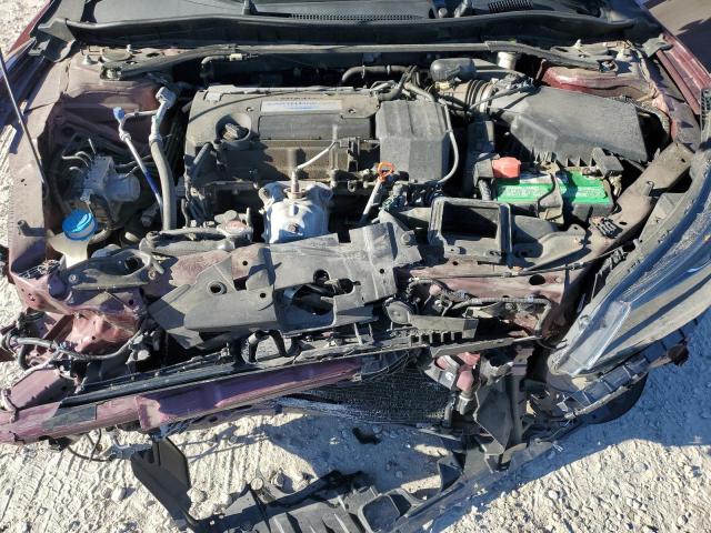 1HGCR2F83FA065585 - 2015 HONDA ACCORD EXL MAROON photo 11