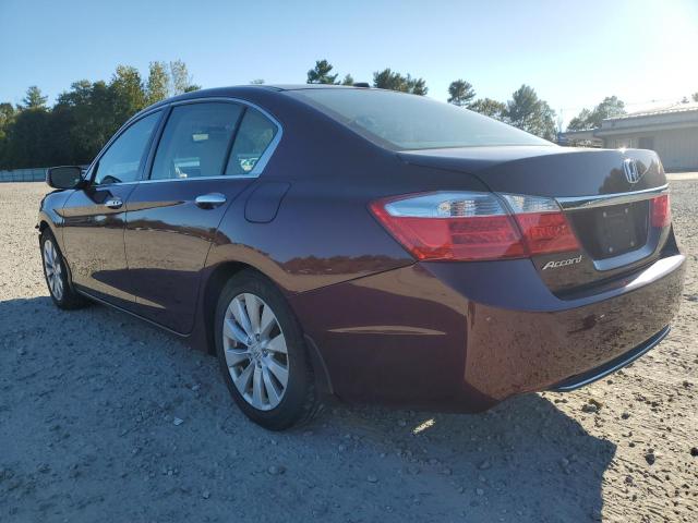 1HGCR2F83FA065585 - 2015 HONDA ACCORD EXL MAROON photo 2