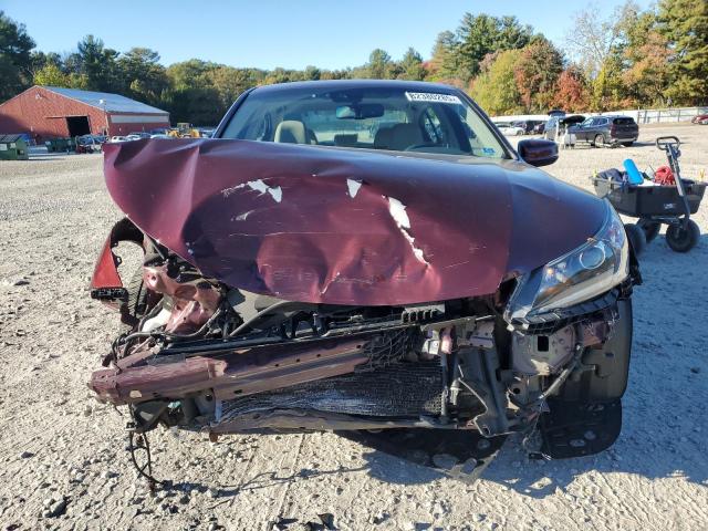 1HGCR2F83FA065585 - 2015 HONDA ACCORD EXL MAROON photo 5