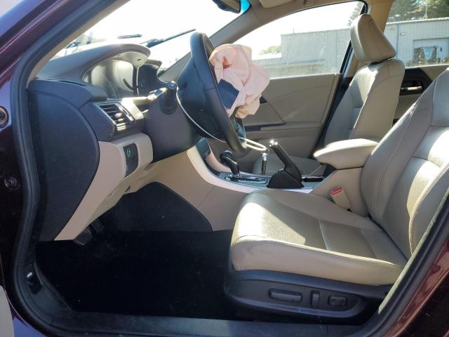 1HGCR2F83FA065585 - 2015 HONDA ACCORD EXL MAROON photo 7