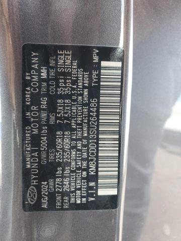 KM8JCDD13SU264486 - 2025 HYUNDAI TUCSON SEL CONVENIENCE GRAY photo 14