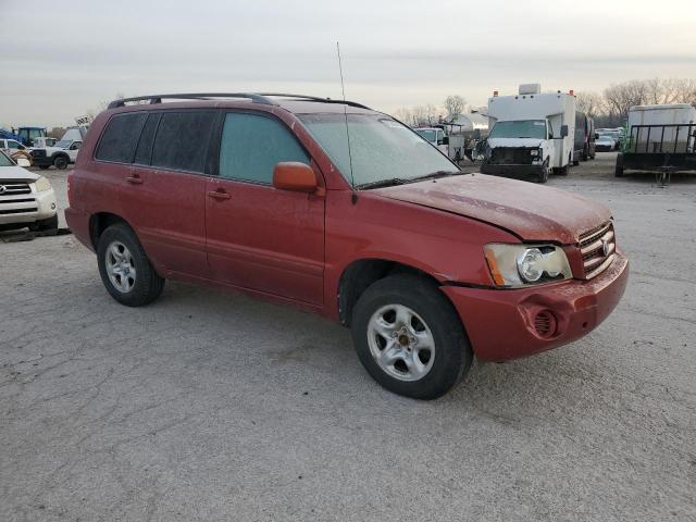 JTEGF21A730083488 - 2003 TOYOTA HIGHLANDER LIMITED BURGUNDY photo 4