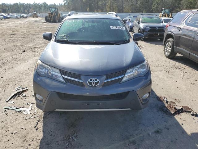 JTMRFREV2FD166455 - 2015 TOYOTA RAV4 XLE GRAY photo 5