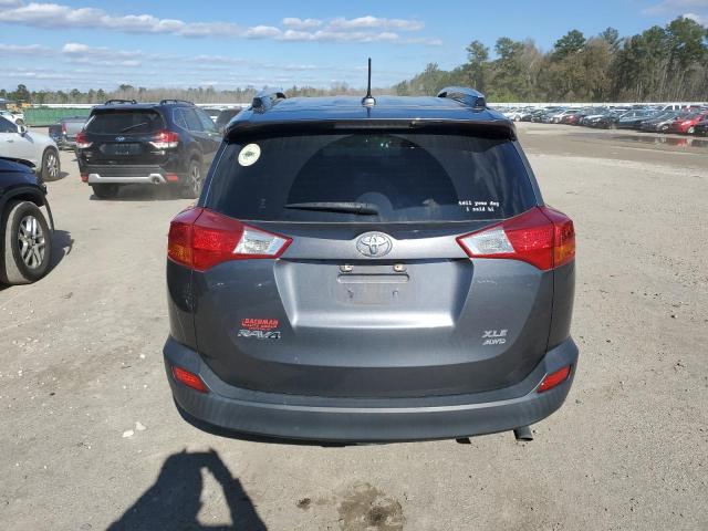 JTMRFREV2FD166455 - 2015 TOYOTA RAV4 XLE GRAY photo 6