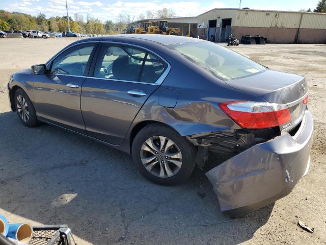 1HGCR2E30EA033469 - 2014 HONDA ACCORD LX GRAY photo 2