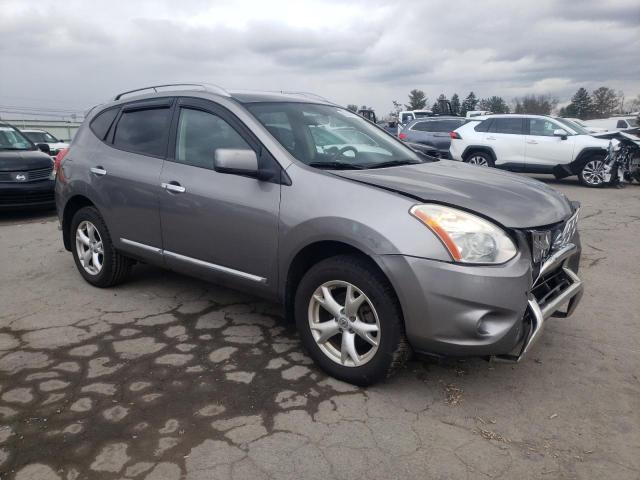 JN8AS5MVXBW668040 - 2011 NISSAN ROGUE S GRAY photo 4