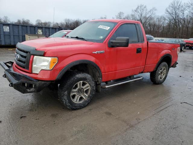 1FTMF1E84AKB57542 - 2010 FORD F150 RED photo 1