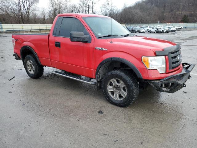 1FTMF1E84AKB57542 - 2010 FORD F150 RED photo 4