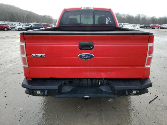 1FTMF1E84AKB57542 - 2010 FORD F150 RED photo 6