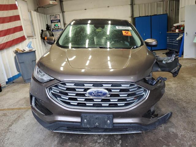 2FMPK4J92KBB58902 - 2019 FORD EDGE SEL بني صورة 5