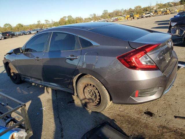 2HGFC2F63KH520749 - 2019 HONDA CIVIC LX ნაცრისფერი ფოტო 2