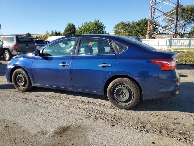 3N1AB7APXKY368460 - 2019 NISSAN SENTRA S BLUE photo 2